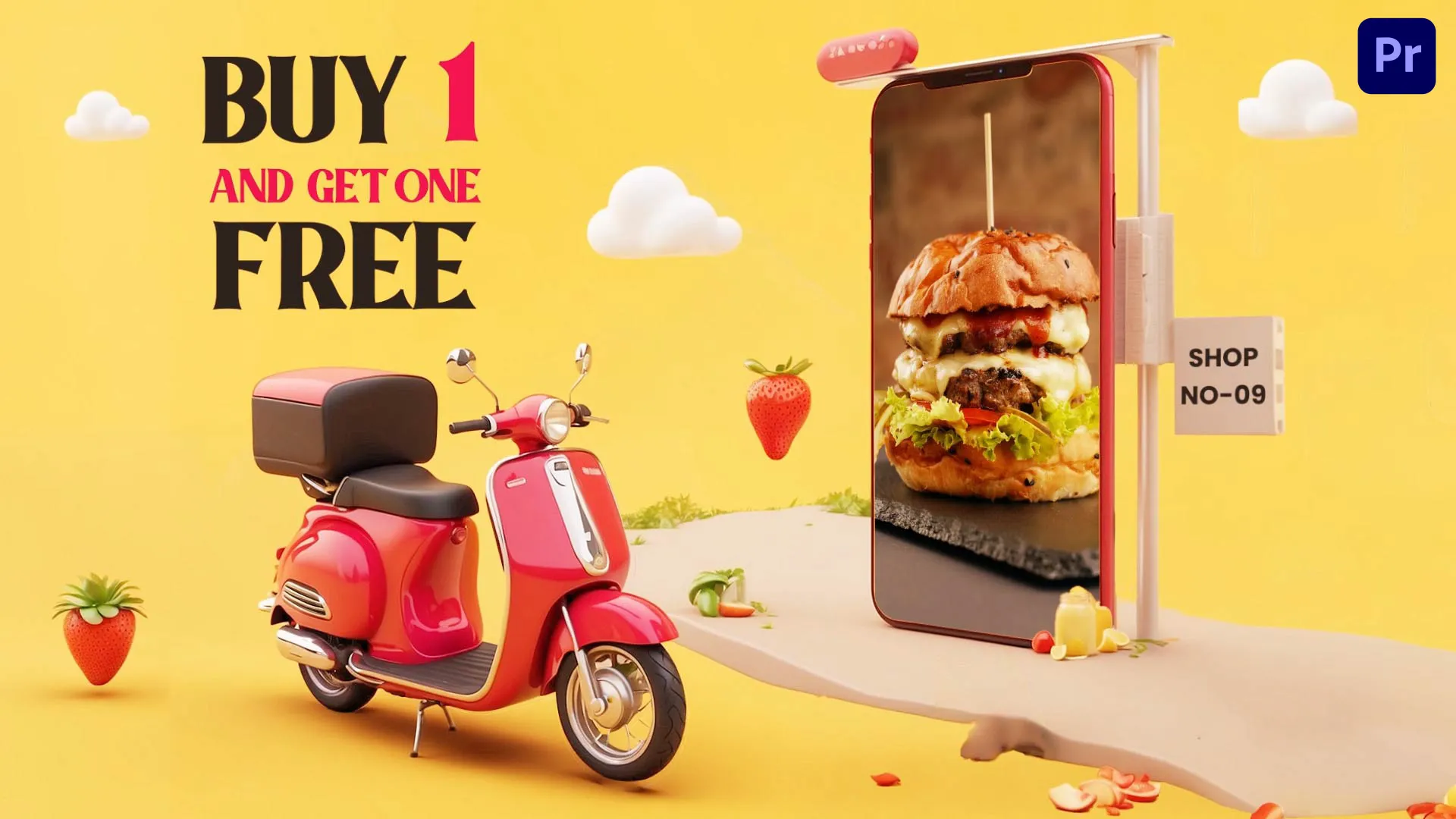 Food Delivery Discount Offer Promo